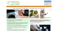 Desktop Screenshot of chiropracticandcmc.com
